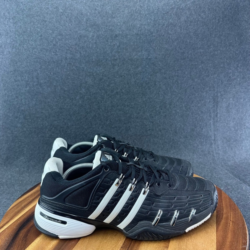 Adidas Barricade V Mens Tennis Shoes Black White G00340 Size 12